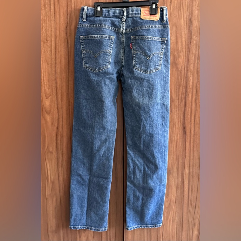 Levi’s Classic Big boys Blue Denim Jeans size 14 W27 L 29 - Picture 4 of 12